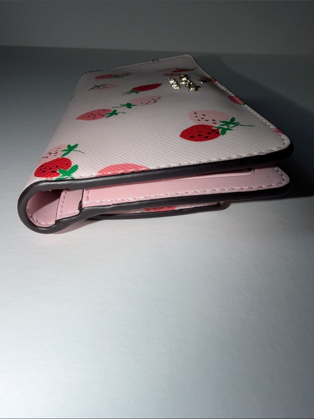 kate spade pink strawberry print wallet - Picture 6 of 8